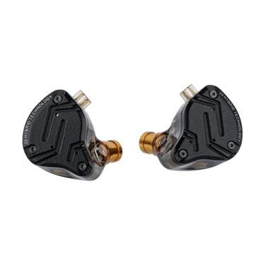 Imagem de Linsoul KZ ZS10 PRO X atualizado 1DD+4BA driver híbrido HiFi intra-auriculares IEM com liga faceplace destacável banhado a prata embutido 0,75 mm cabo de 2 pinos para músico audiófilo DJ palco (sem