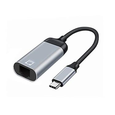Imagem de cablecc Adaptador de cabo LAN USB-C tipo C USB3.1 para 1000Mbps Gigabit Ethernet para laptop