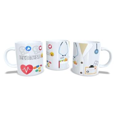 Imagem de Canecas de Porcelana Personalizadas Profissões 4 (Medicina2)