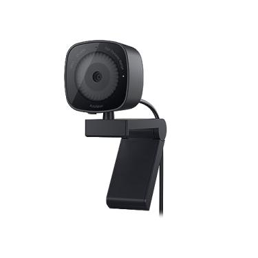Imagem de Dell Webcam WB3023-2K resolução QHD/FHD/HD, sensor Sony, abertura f2.0, detecção de rosto, microfone de redução de ruído, zoom HD 2X, USB-A, certificado Microsoft Teams/Zoom - Preto