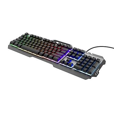 Imagem de TECLADO MECANICO TRUST GXT 853 ESCA METAL US ANSI