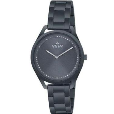 Imagem de Relógio OSLO Cinza OFYAAS9T0001-Feminino