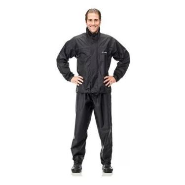 Imagem de Capa De Chuva Motoqueiro Nylon Luxo Pantaneiro C/ Forro, G