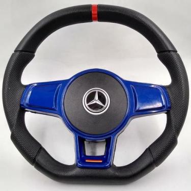 Imagem de Volante Esportivo Azul Caminhão MB 1620/ 709/ 710 711 712 - Mercedes-B