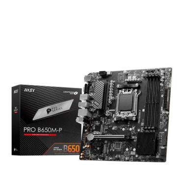 Imagem de Placa Mãe MSI Pro B650M-P, AMD AM5, M-ATX, DDR5 - PRO B650M-P