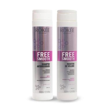Imagem de Kit Shampoo Antirresíduo + Progressiva 300ml Free Smooth