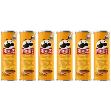 Imagem de Kit Batata Pringles Queijo 109g 6 Unidades, Queijo