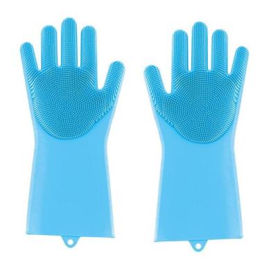 Imagem de Luva De Silicone 123 Útil Para Lavar Louca E Limpeza Geral - 123Util