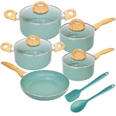 Imagem de Conjunto de Panelas de Indução CeramicLife Botanika 7 Peças - Brinox
