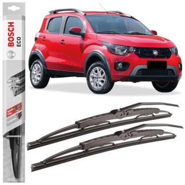 Imagem de Par Palheta Limpador Bosch Eco Para Fiat Mobi 2016 A 2020