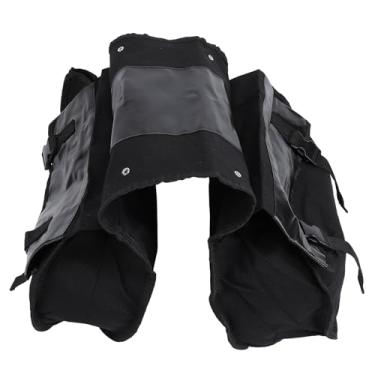 Imagem de Bolsa de Selim de Bicicleta de Grande Capacidade Com Capa à Prova D'água, Bolsa Organizadora de Porta-malas de Bicicleta Leve Multifuncional de Lona para Atividades Ao Ar Livre