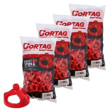 Imagem de Kit 200 Porca Cunha Niveladora Espaçador Rosca Cortag