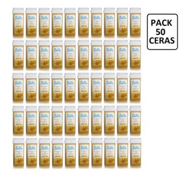 Imagem de Kit 50 Refil Cera Roll-on 100g Depilação - Depil Bella