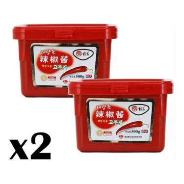 Imagem de Pasta De Pimenta Gochujang Korean Style Hot 500g Kit com 2 - Qingdao