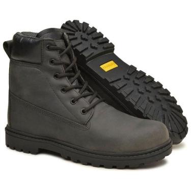 Imagem de Bota Adventure Cano Alto Mata Atlântica de Zíper Preta - Kallucci, 48,