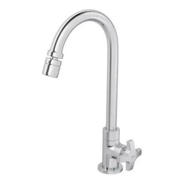 Imagem de Torneira Cozinha Mesa Max Bica Alta Movel Crom 1167.c34 Deca