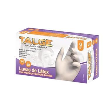 Imagem de Kit 2 caixas de luvas descartavél Talge com pó /Tam P - 200UNI