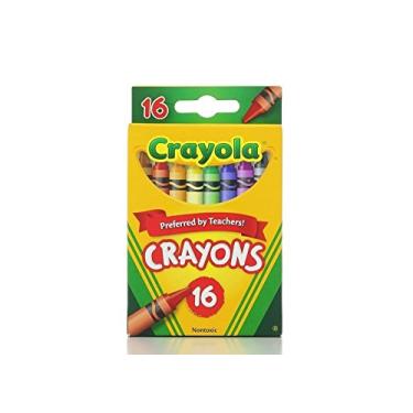 Imagem de Crayola Pacote de cores clássicas Giz de cera 16 ea (pacote com 6)