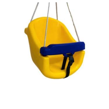 Imagem de Balanço Infantil - Amarelo - Valentina Brinquedos - Com Corda