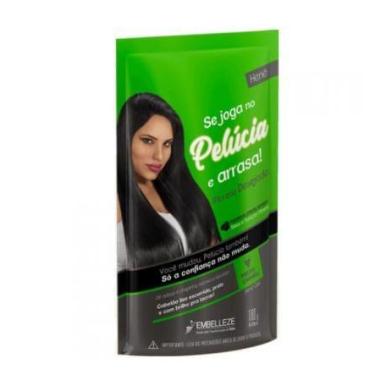 Imagem de Alisante Hene Pelucia Pouch Preto Carvao 180G - Embelleze