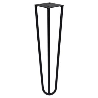 Imagem de Pé de Metal 25 CM Hairpin Legs Mesas de Centro Puffs Preto G41