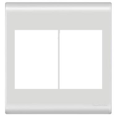 Imagem de Modulo tramontina liz placa 4 x 4 6 postos