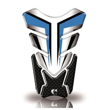 Imagem de Protetor De Tanque Adesivo Moto Cg Twister Cb Factor Fazer Gsx-S Branc