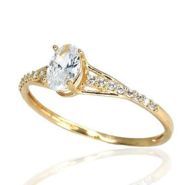 Imagem de Anel De Ouro 18 K  Com Pedras . - Elegancy Joias, Verde, 29