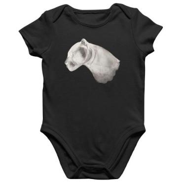 Imagem de Body Bebê Algodão Jaguar - Foca na Moda, Preto, GG