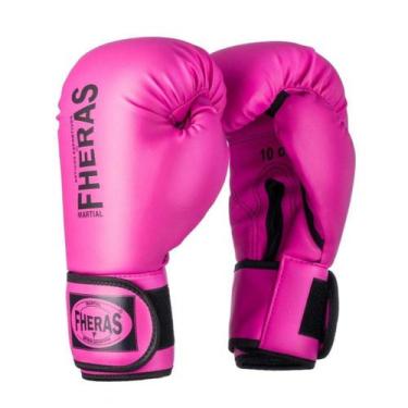 Imagem de Luva de Boxe / Muay Thai Fheras Rosa, 10oz