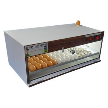 Imagem de Chocadeira 70 Ovos Automática Com Ovoscópio - Destak Chocadeiras, 110V