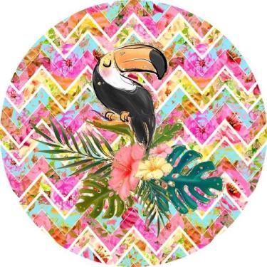 Imagem de Painel Festa Redondo C/ Elástico 1,50m Tropical - Fadrix