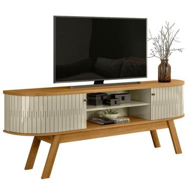 Imagem de Bancada Valência TVs Até 75 Cumaru Opala 511140 Madetec