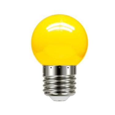 Imagem de Kit 3 Lâmpada LED Bolinha Amarela Taschibra 1W 127/220V, 110V