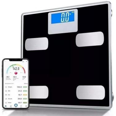 Imagem de Balança de Bioimpedância Bluetooth Corporal Personal Digital até 180Kg