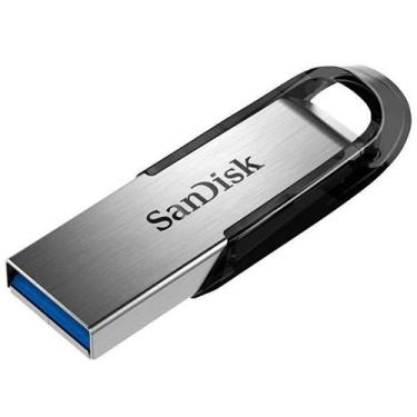 Imagem de Pen Drive de 128GB Sandisk Ultra Flair SDCZ73-128G-G46 USB 3.0 - Prata