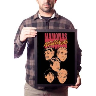 Imagem de Quadro Arte Mamonas Assassinas Pôster Na Moldura - Fanarte
