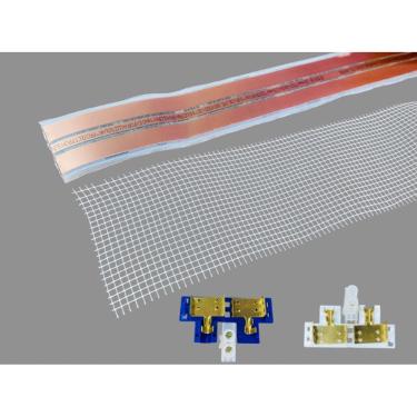 Imagem de ELETROFITA 3 vias 20A com malha + conectores equiv 2,5mm