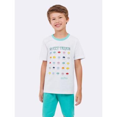 Imagem de Pijama Manga Curta Masculino Infantil Feijõezinhos Mágicos - Veggi, Br