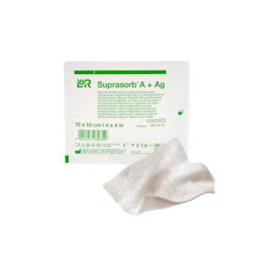 Imagem de Curativo de Alginato de Cálcio com Prata Suprasorb A+ag 10cm x 10cm 1 