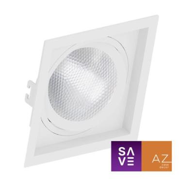 Imagem de Spot Embutir Quadrado Recuado Par30 Branco - Save Energy