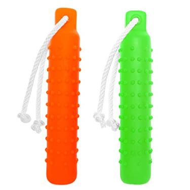 Imagem de ATICNECH Brinquedo aquático para cães - Brinquedos interativos para cães flutuam na piscina de água para treinamento, recuperação, perseguição, para-choques ao ar livre - Brinquedos engraçados para