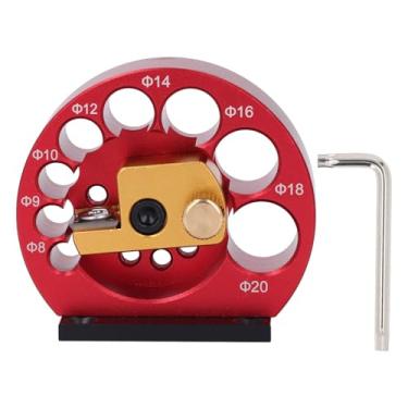 Imagem de Kit de Gabarito para Fabricante de Cavilhas, Inserções de Carboneto Ajustáveis ​​de 8 Furos, Fabricante de Cavilhas, Cavilha de Fresagem, Haste Redonda, Ferramenta Auxiliar