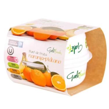 Imagem de Purê de frutas Galifresh laranja-banana 2un 150g