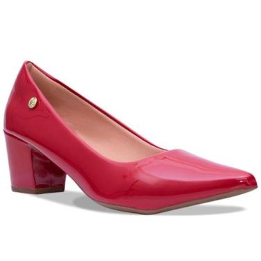 Imagem de Sapato Scarpin Feminino Confort Verniz Salto Baixo A2.11 B - Takata, V