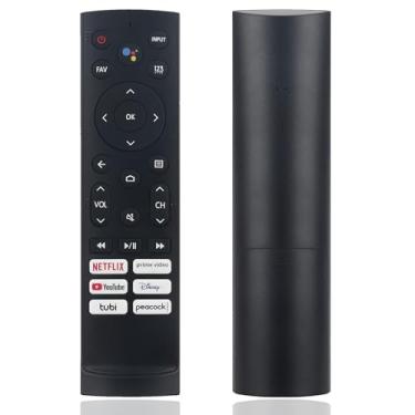 Imagem de Controle remoto ERF3A90 IR para Smart TV Hisense Android 4K QLED ULED 43A53FUA 50A7500F 55A6H 65U6H 70A6G 75A6G 85U7H com 6 botões de atalho - sem função de voz