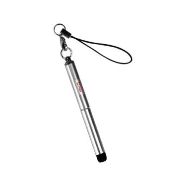 Imagem de Cellet Caneta Stylus extensível para Apple iPod Touch, iPhone 3G/3GS, iPhone 4 e outros smartphones com tela sensível ao toque - prata