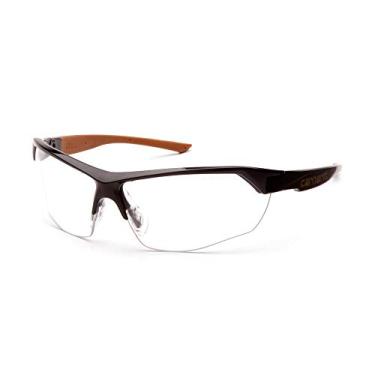 Imagem de Carhartt Braswell Anti-Fog Bifocal Reading Safety Glasses Eye Protection, Black Frame, Clear Lens, 2.5 Diopters