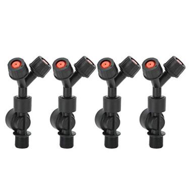 Imagem de G3/8 DN10 4PCS Bico Duplo à Prova de Gotejamento para Pulverizador Elétrico de Mochila de 3/4 - Peças de Pulverizador de Desinfecção Agrícola