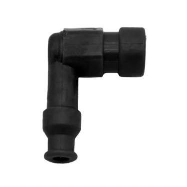 Imagem de Tampa de vela de ignição de borracha universal para motocicleta, quadriciclo, scooter, dirt bike, adequada para Yamaha, adequada para KTM, adequada para Kawasaki, adequada para Suzuki, peças(Black)